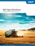 SKF Agri Solutions Adding value at every stage of the crop cycle