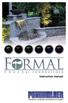 Instruction manual. Manufacturers of Quality Pond Equipment & Supplies