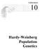 Laboratory. Hardy-Weinberg Population Genetics