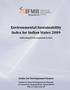 Environmental Sustainability Index for Indian States Centre for Development Finance