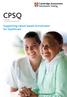 CPSQ. Cambridge Personal Styles Questionnaire. Supporting values based recruitment for healthcare