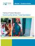 Module 1: Guidance Notes. Training of Trainers Manual on Community-driven Total Sanitation