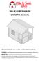 BILLIE CUBBY HOUSE OWNER S MANUAL