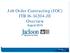 Job Order Contracting (JOC) ITB JE Overview August 2016