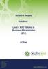 Handbook. Level 4 NVQ Diploma in Business Administration (QCF) BUSD4