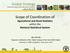 Scope of Coordination of Agricultural and Rural Statistics within the National Statistical System