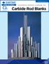CAT.CARBIDEBLANKS.1/18. Sumitomo Electric Carbide, Inc. Carbide Rod Blanks