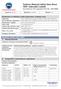 Toolmex Material Safety Data Sheet TMX Indexable Carbide According to the regulation (EC) No. 1907/2006