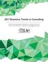 2017 Business Trends in Consulting. Resource Associates Corporation  Phone: