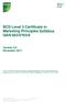 BCS Level 3 Certificate in Marketing Principles Syllabus QAN 603/0763/8