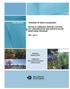 TOWNSHIP OF NORTH GLENGARRY MAXVILLE COMMUNAL SEWAGE LAGOONS 2011 GROUNDWATER AND SURFACE WATER MONITORING PROGRAM REF.: FINAL REPORT