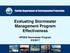 Evaluating Stormwater Management Program Effectiveness. NPDES Stormwater Program 2/9/2017