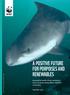 A POSITIVE FUTURE FOR PORPOISES AND RENEWABLES. Assessing the benefits of noise reduction to harbour porpoises during offshore wind farm construction.