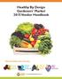 Healthy By Design Gardeners Market 2015 Vendor Handbook
