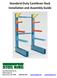 Standard Duty Cantilever Rack Installation and Assembly Guide