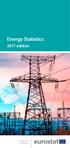Energy Statistics 2017 edition