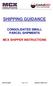 SHIPPING GUIDANCE CONSOLIDATED SMALL PARCEL SHIPMENTS MCX SHIPPER INSTRUCTIONS
