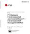 Preliminary Environmental Assessment Report Environmental Management Plan