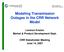 Modeling Transmission Outages in the CRR Network Model