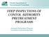FDEP INSPECTIONS OF CONTOL AUTHORITY PRETREATMENT PROGRAMS