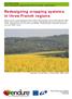 Redesigning cropping systems in three French regions
