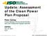 Update: Assessment of the Clean Power Plan Proposal