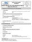 SAFETY DATA SHEET Revised edition no : 0 SDS/MSDS Date : 9 / 8 / 2012