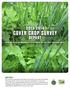 COVER CROP SURVEY REPORT ABSTRACT
