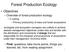Forest Production Ecology