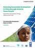Achieving Sustainable Development in Africa through Inclusive Green Growth