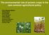 The environmental role of protein crops in the new common agricultural policy