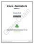 Oracle Applications Release Oracle SLA White Paper GreenChain Software Solutions Pvt Ltd