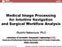 Medical Image Processing for Intuitive Navigation and Surgical Workflow Analysis