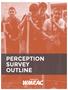 PERCEPTION SURVEY OUTLINE PRESENTED BY