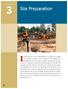 In preparation for constructing buildings on a property, the builder. Site Preparation CHAPTER