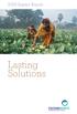 2016 Impact Report. Lasting Solutions
