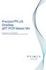 Precision PLUS OneStep qrt-pcr Master Mix. Instructions for use of Primerdesign Precision PLUS OneStep Master Mix for real-time RT-PCR