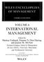 THIRD EDITION VOLUME 6. Edited by. Markus Vodosek, Deanne N. Den Hartog, and Jeanne M. McNett. German Graduate School of Management
