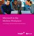 Microsoft in the Modern Workplace. How strategic solutions help companies evolve