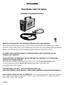 PSTICK80. Stick Welder with TIG Option. Assembly & Operating Instructions