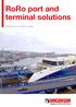 RoRo port and terminal solutions