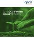 2016 GCC Fertilizer Industry Indicators