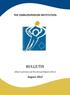 THE OMBUDSPERSON INSTITUTION BULLETIN. (Short summary of the Annual Report 2011)