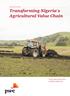 Transforming Nigeria's Agricultural Value Chain