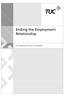 Ending the Employment Relationship. TUC Response to the BIS Consultation