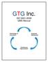 GTG Inc. ISO 9001:2008 QMS Manual. Continuous Improvement