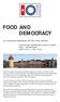 FOOD AND DEMOCRACY 5TH EUROPEAN CONFERENCE ON GMO-FREE REGIONS