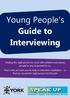 Young People s Guide to Interviewing