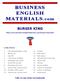 BUSINESS ENGLISH MATERIALS.com