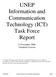 UNEP Information and Communication Technology (ICT) Task Force Report